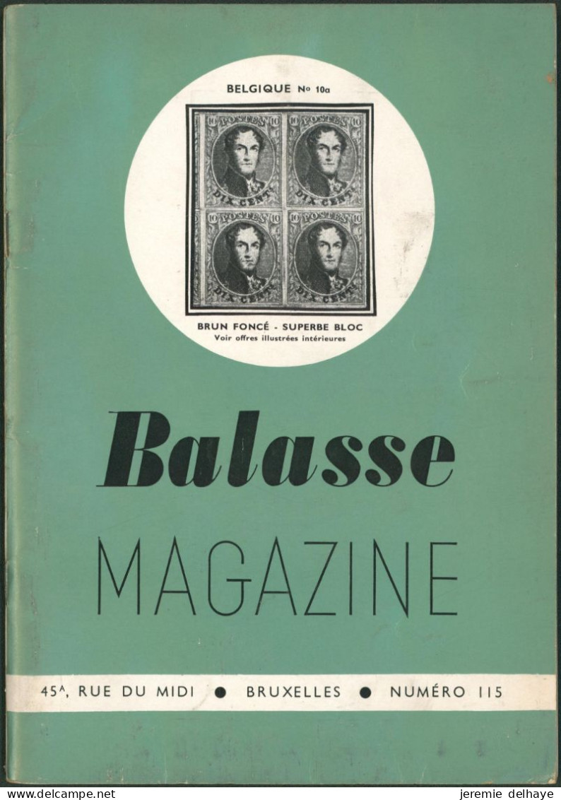 Belgique - BALASSE MAGAZINE : N°115 - French (from 1941)