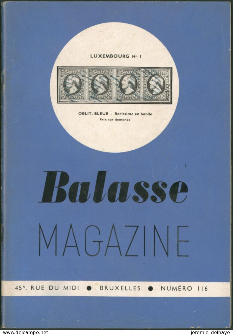Belgique - BALASSE MAGAZINE : N°116 - French (from 1941)