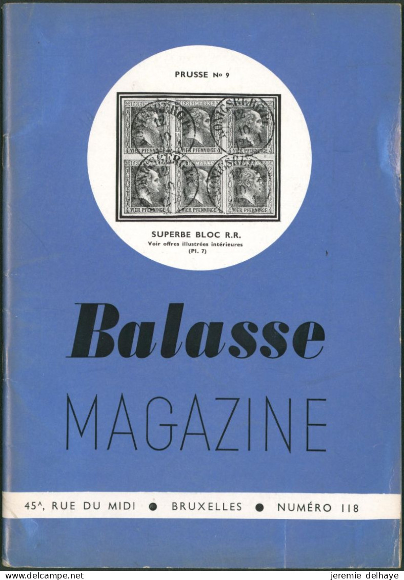 Belgique - BALASSE MAGAZINE : N°118 - Frans (vanaf 1941)