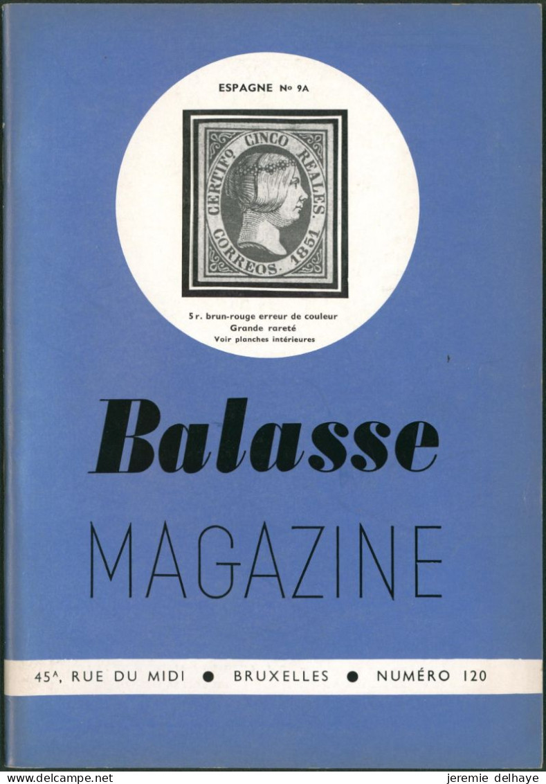 Belgique - BALASSE MAGAZINE : N°120 - Francés (desde 1941)