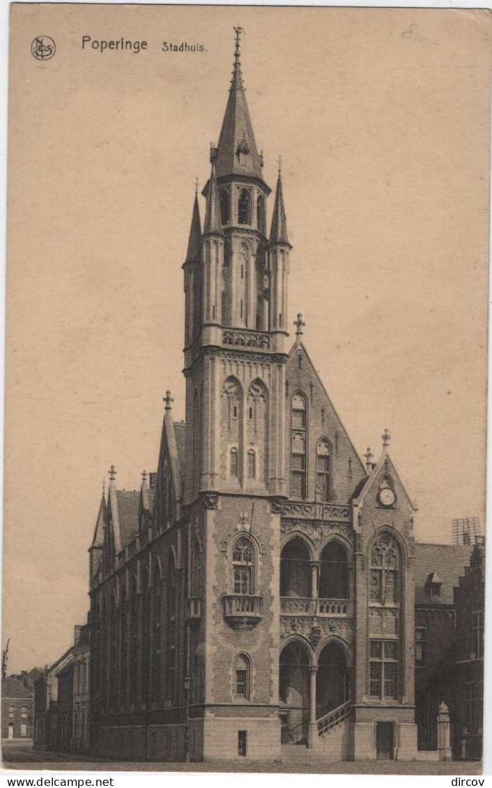 Poperinge - Stadhuis (Sansen) (niet Gelopen Kaart) - Poperinge