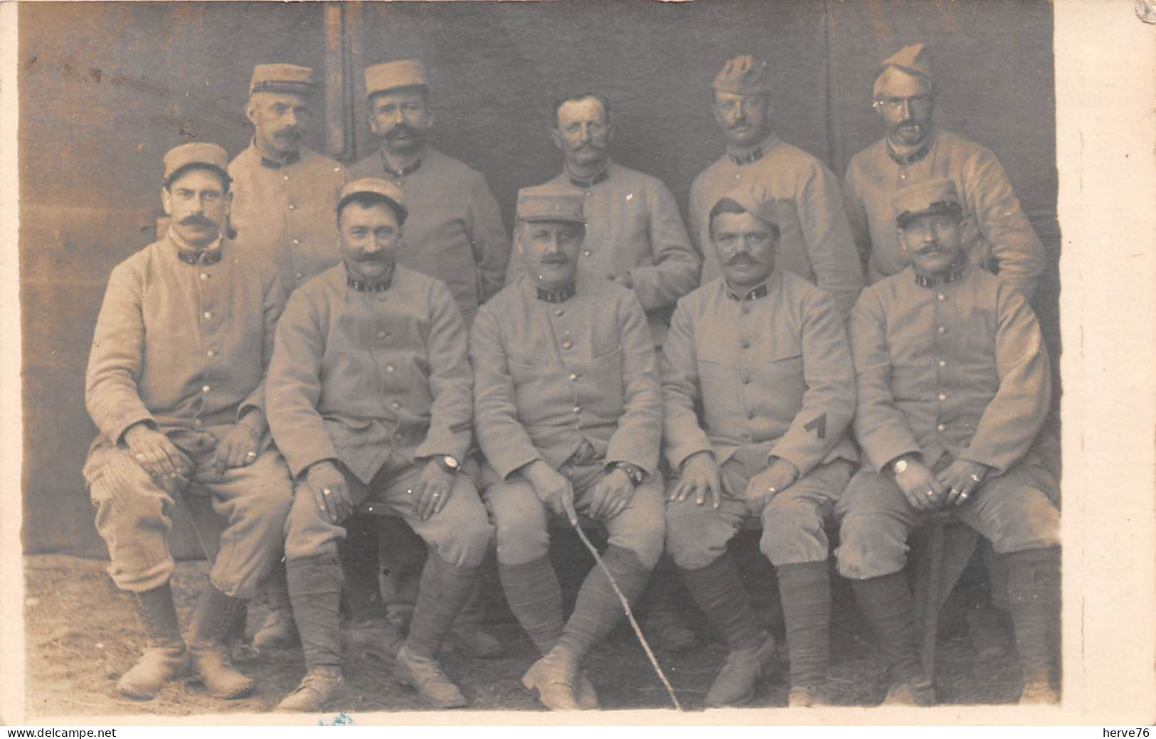 Militaria - Carte Photo - Soldats Du 1er Régiment  - 1916 - Régiments