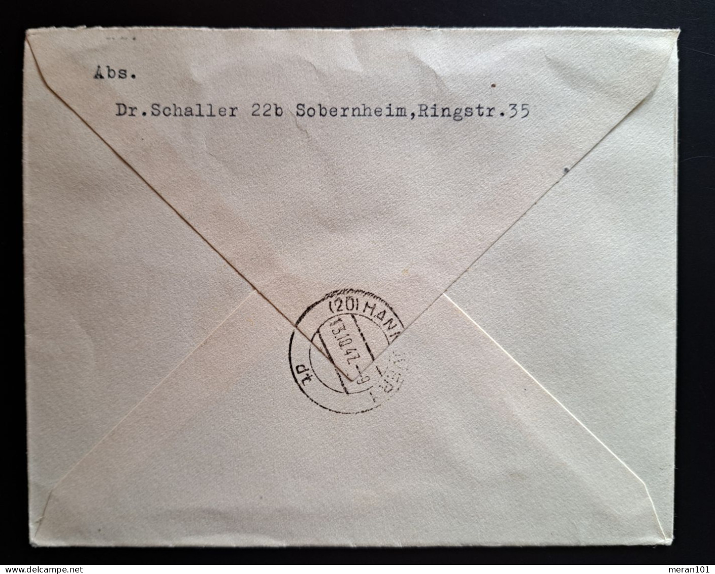 Baden, Einschreibe-Brief Sobernheim 11.10.47 Nach Hannover, MiF - Bade