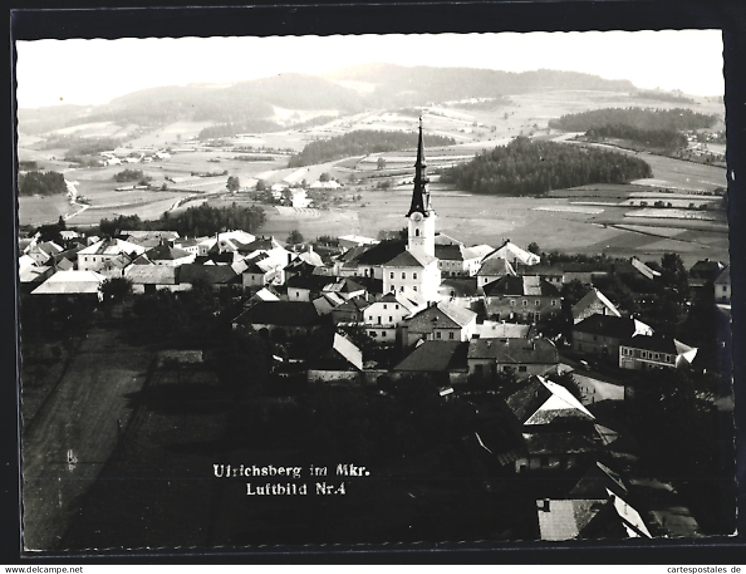 AK Ulrichsberg Im Mkr., Teilansicht Mit Kirche, Fliegeraufnahme  - Other & Unclassified