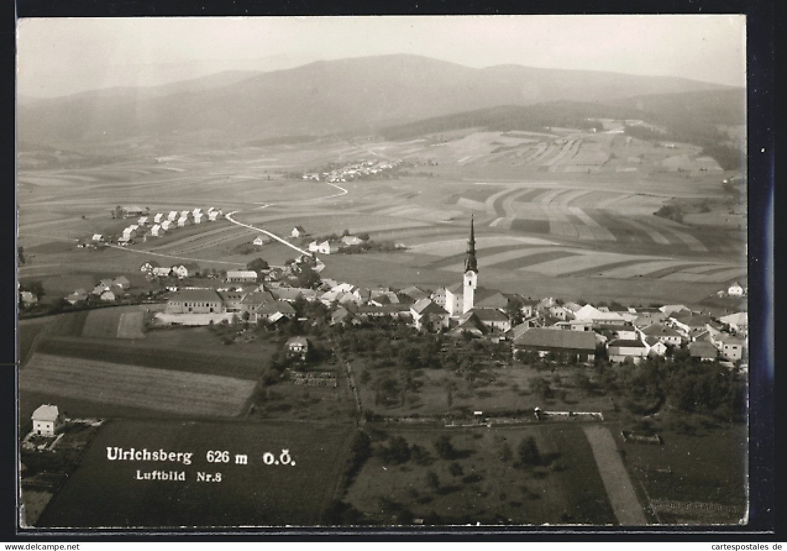 AK Ulrichsberg /O.-Ö., Teilansicht Mit Kirche, Fliegeraufnahme  - Other & Unclassified