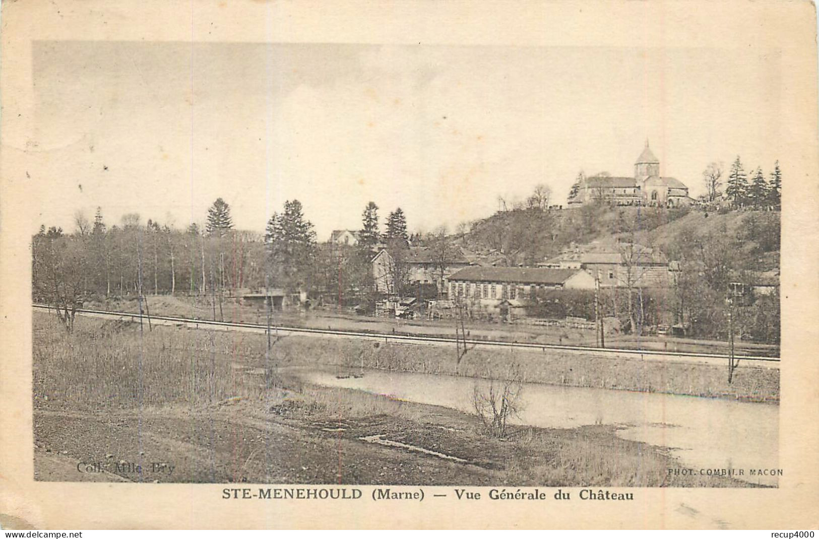 51 SAINTE MENEHOULD  Vue Générale Du Château  2 Scans - Sainte-Menehould