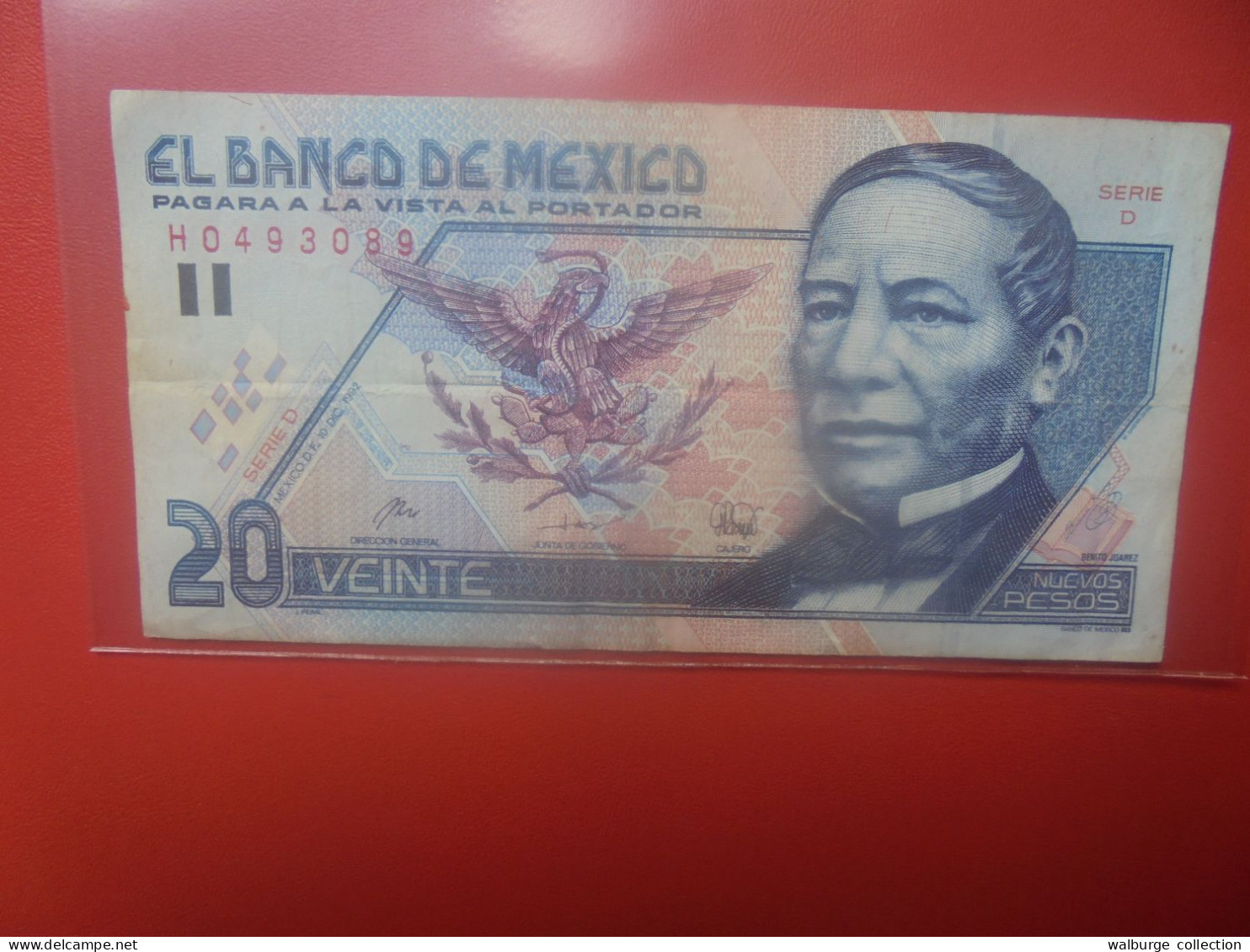 MEXIQUE 20 PESOS 1992 Circuler (B.33) - Mexico