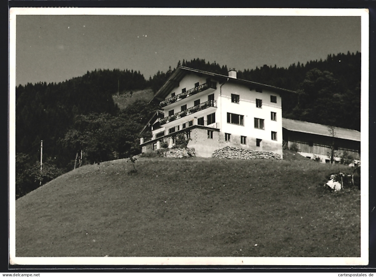 AK Kuchl /Hochschaufler, Hotel-Pension Georg U. Cäcilia Meisl, Gasteig 17  - Autres & Non Classés