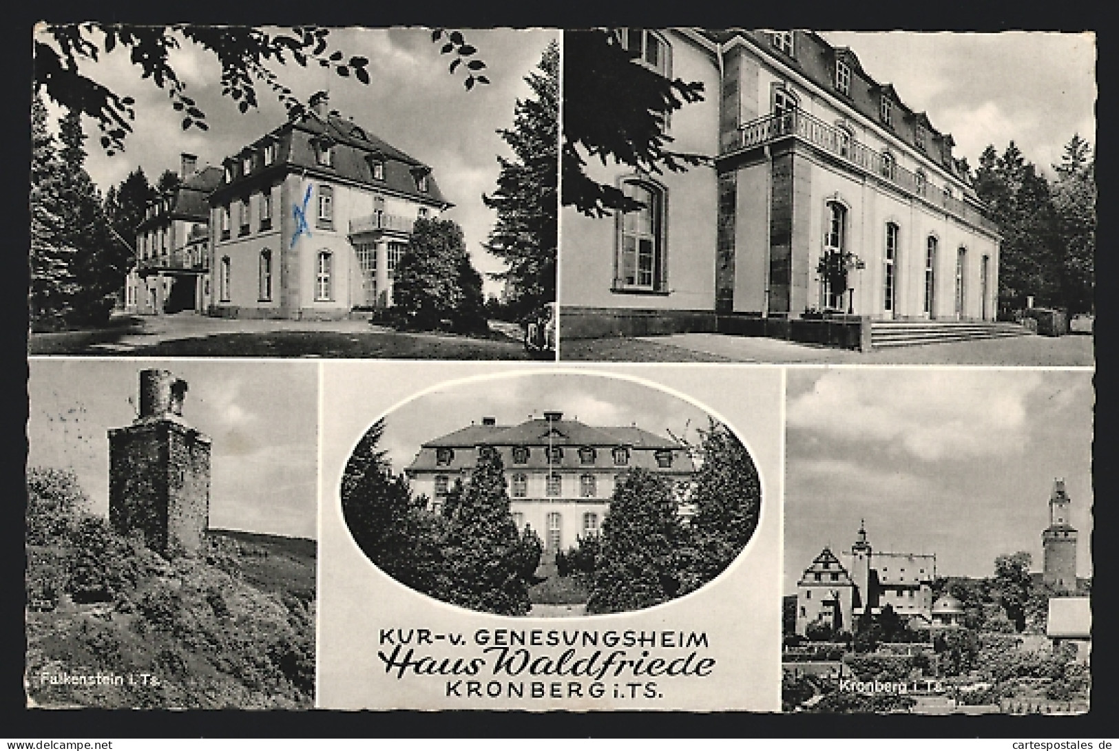 AK Kronberg I. Ts., Kur- U. Genesungsheim Haus Waldfriede  - Kronberg