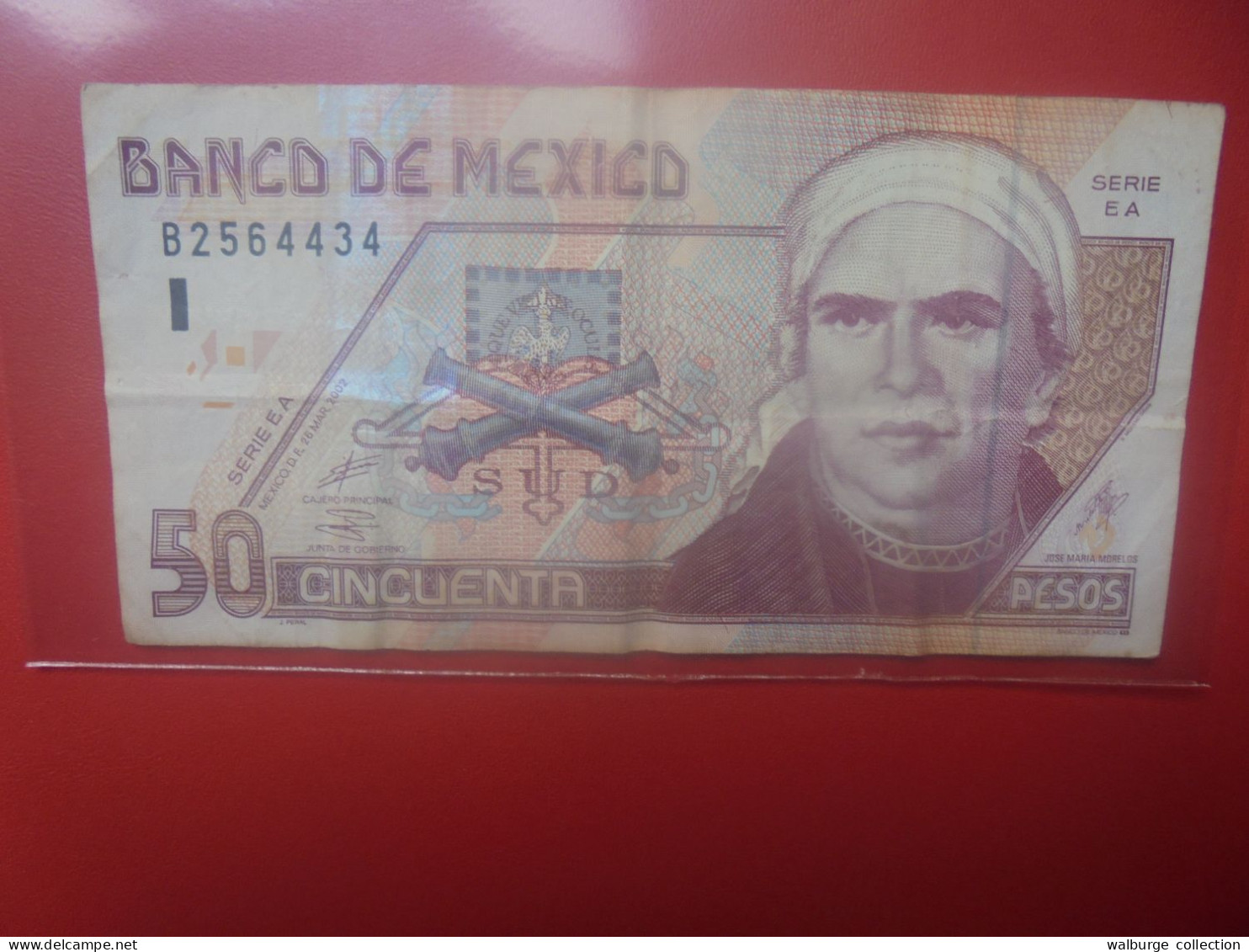 MEXIQUE 50 PESOS 2002 Circuler (B.33) - Mexiko