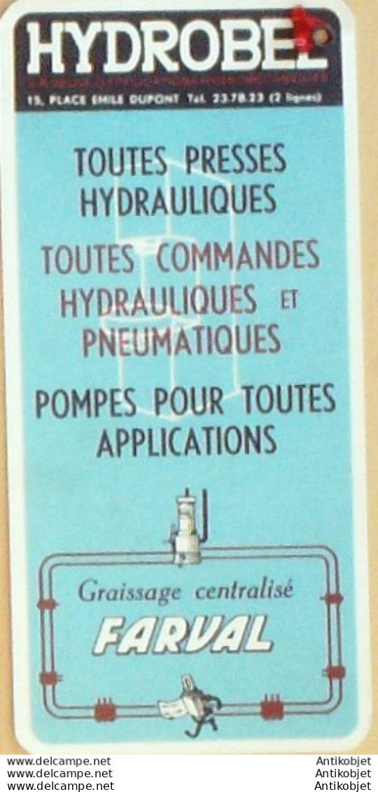 ACOBEL HYDROBEL (raccords De Sécurité Pompes) Belgique 1948 - 1900 – 1949