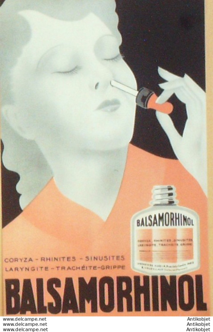 BALSAMORHINOL (Produits Pharmaceutiques) Belgique 1952 - 1900 – 1949