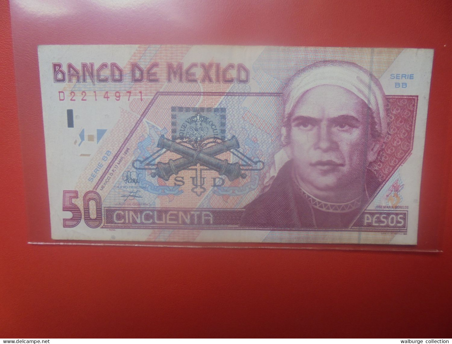 MEXIQUE 50 PESOS 1998 Circuler (B.33) - Mexique