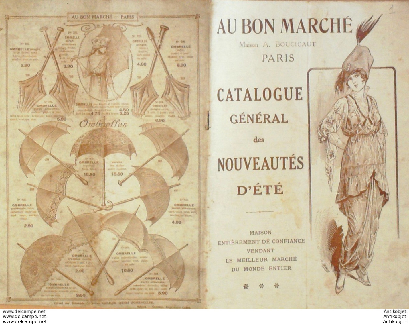 Au Bon Marché (Lingerie, Costume, Ombrelles) 1914 - 1900 – 1949