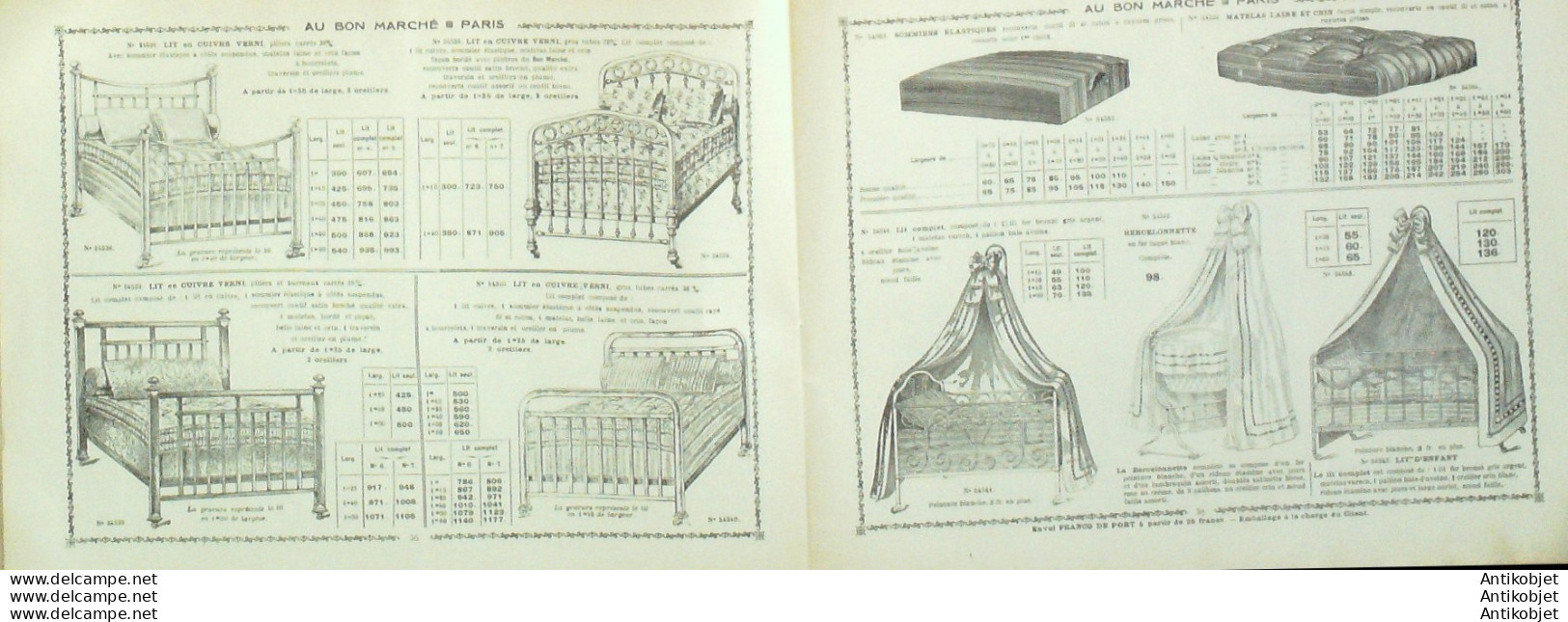 Au Bon marché (Voilages ameublement bronzes orfèvrerie) 1917