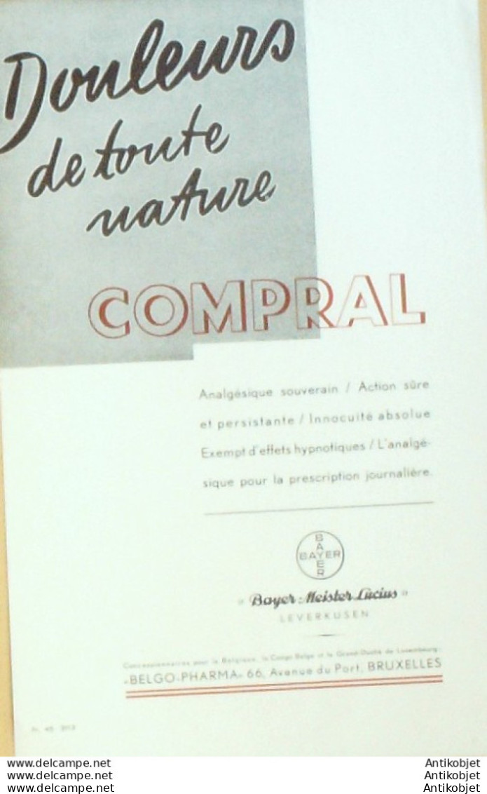 COMPRAL (traitement Anti Douleur) 1959 - Italien