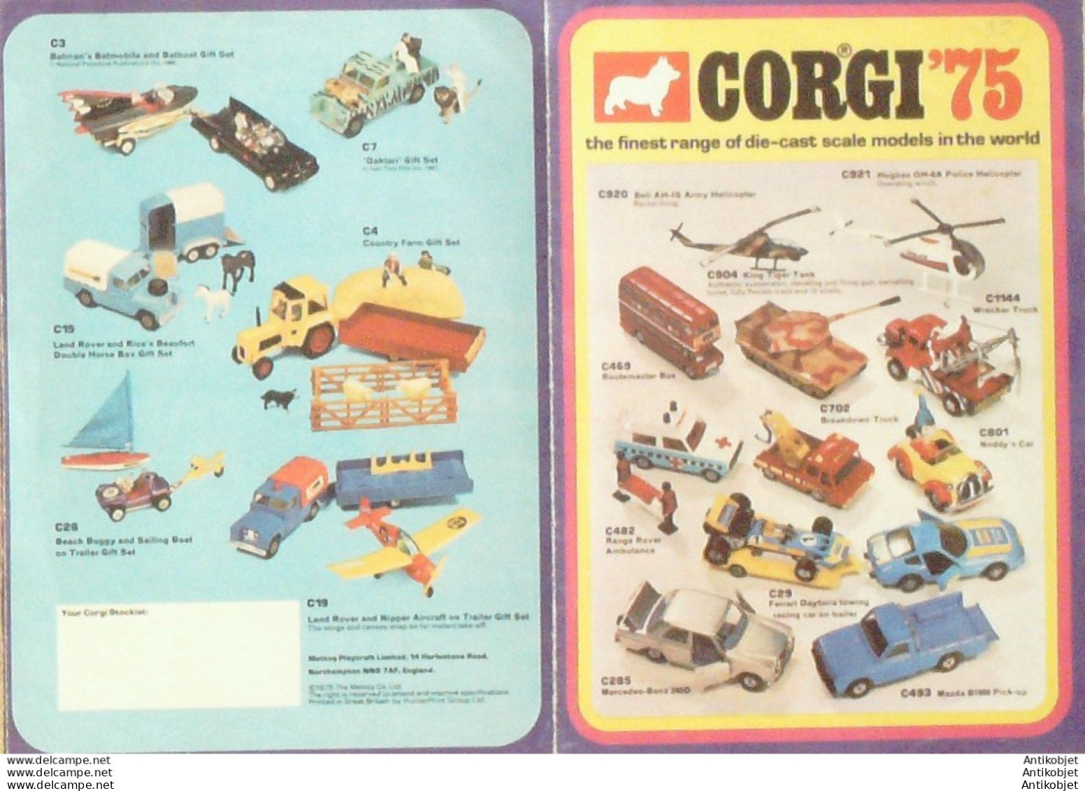 CORGI (Miniatures) Royaume Uni 1975 - United Kingdom