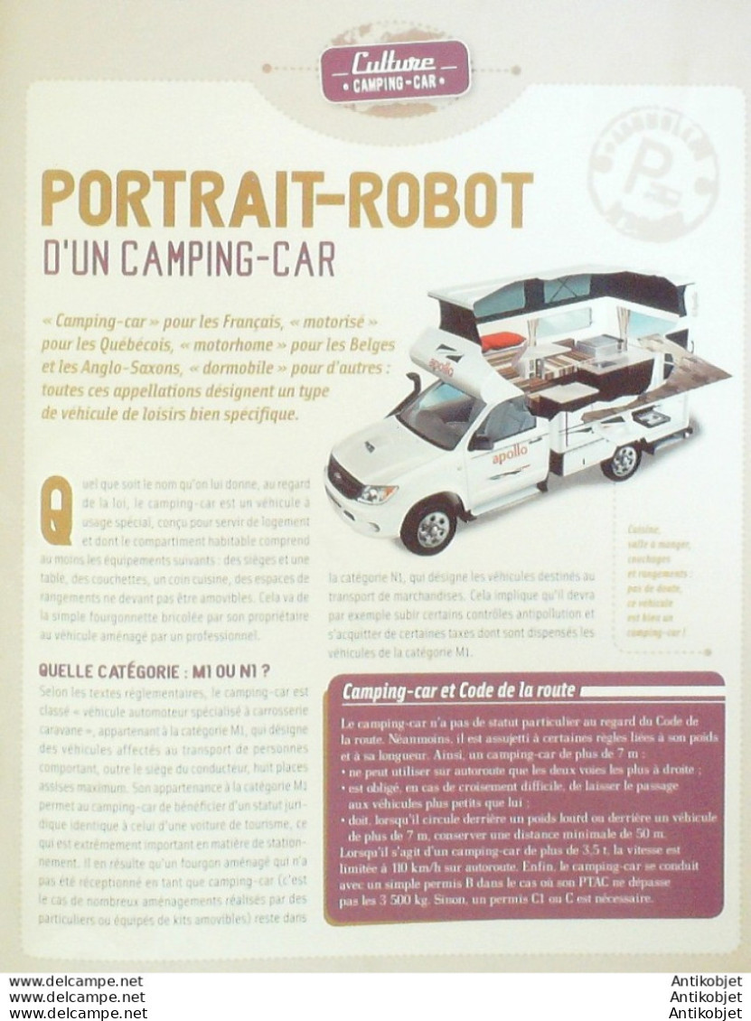 Camping-cars Caoucine Pilote R470 édition Hachette - Histoire