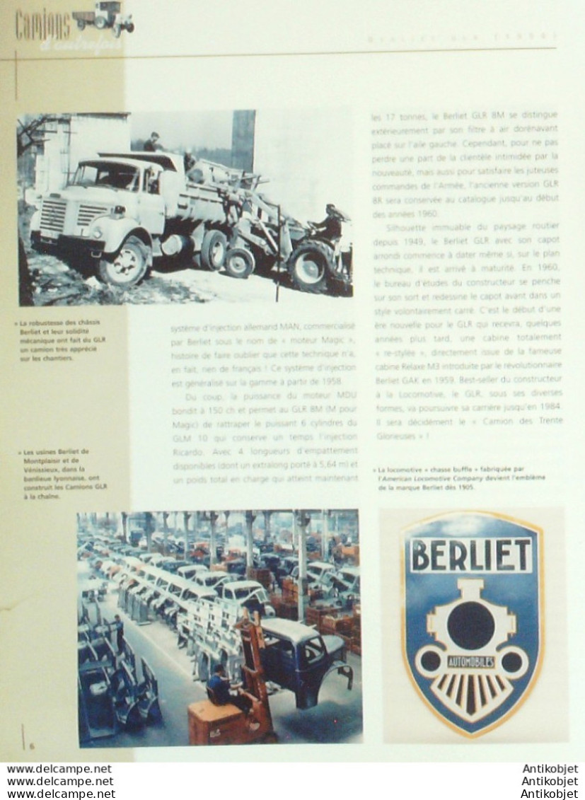 Camions Berliet GLR 1956 édition Hachette - Geschichte