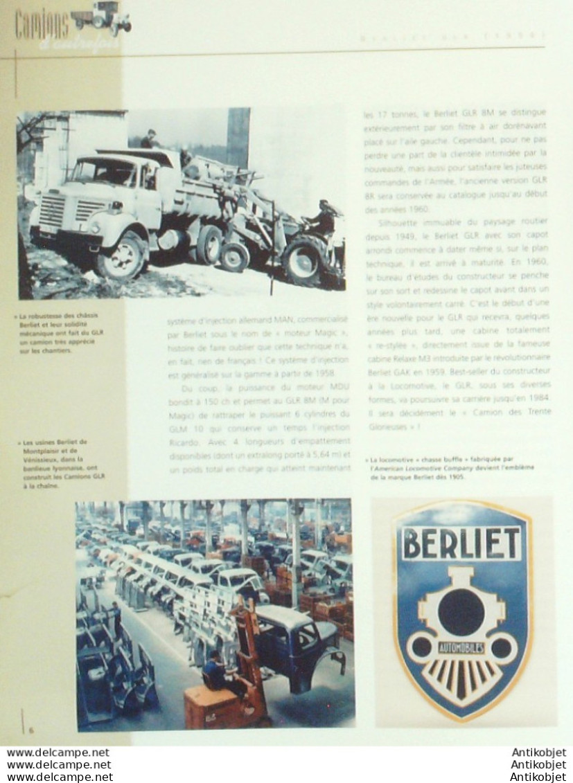 Camions Berliet GLR 1956 édition Hachette - History