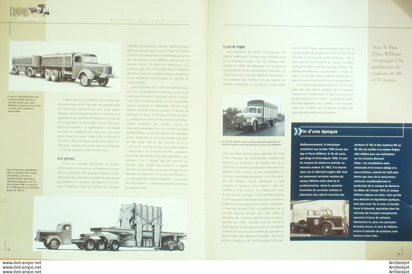 Camions Berliet GLR 1956 édition Hachette - Geschiedenis