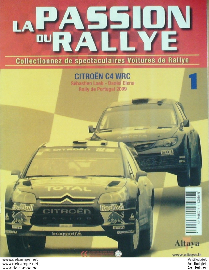 Citroen C4 WRC Rallye Loeb & Elena édition Hachette - Histoire