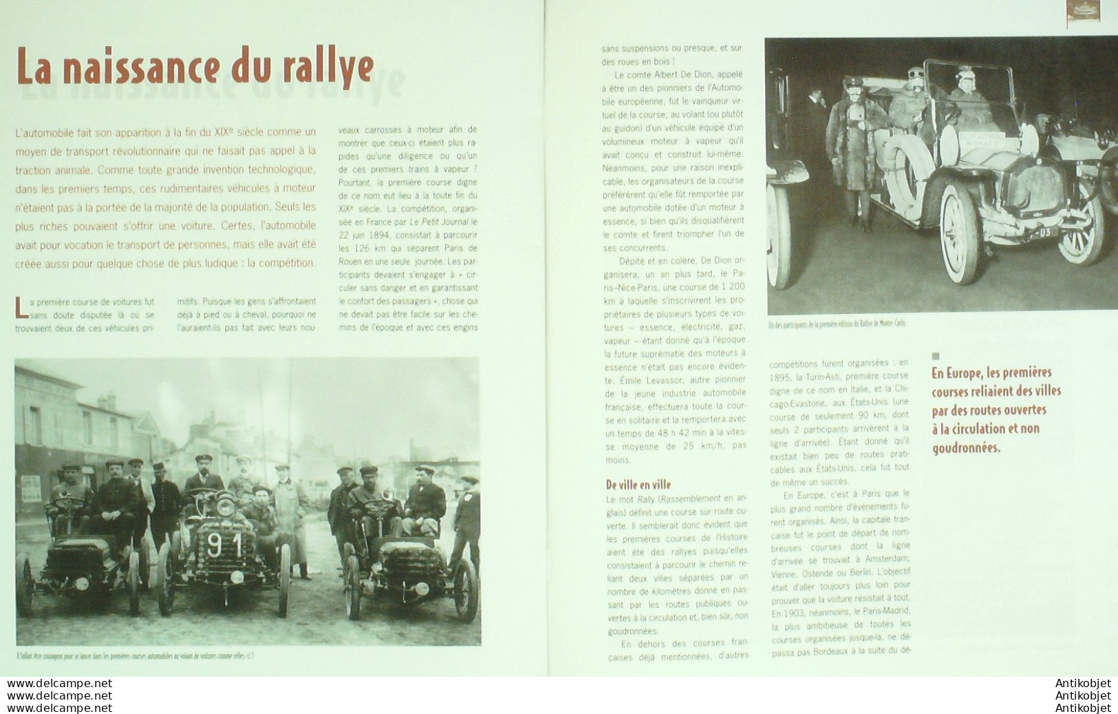 Citroen C4 WRC Rallye Loeb & Elena édition Hachette - Histoire