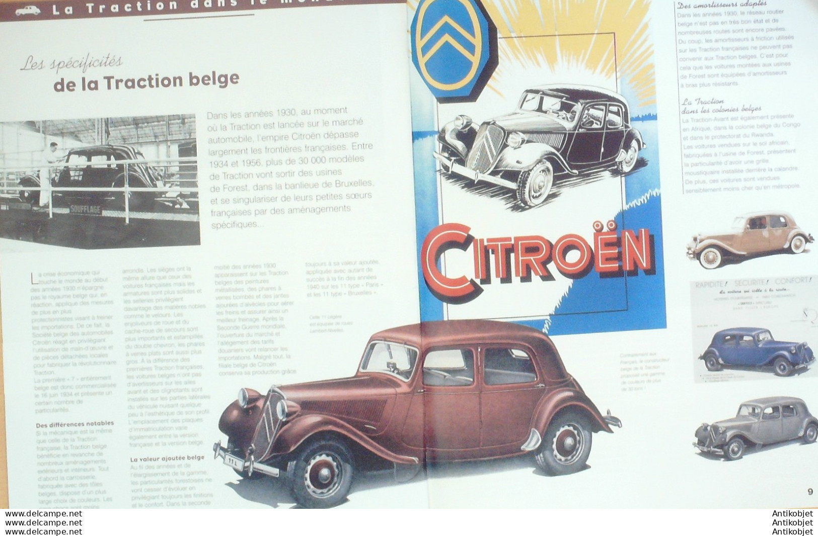 Citroen Traction Belge Et 11 Familiale édition Hachette - Historia