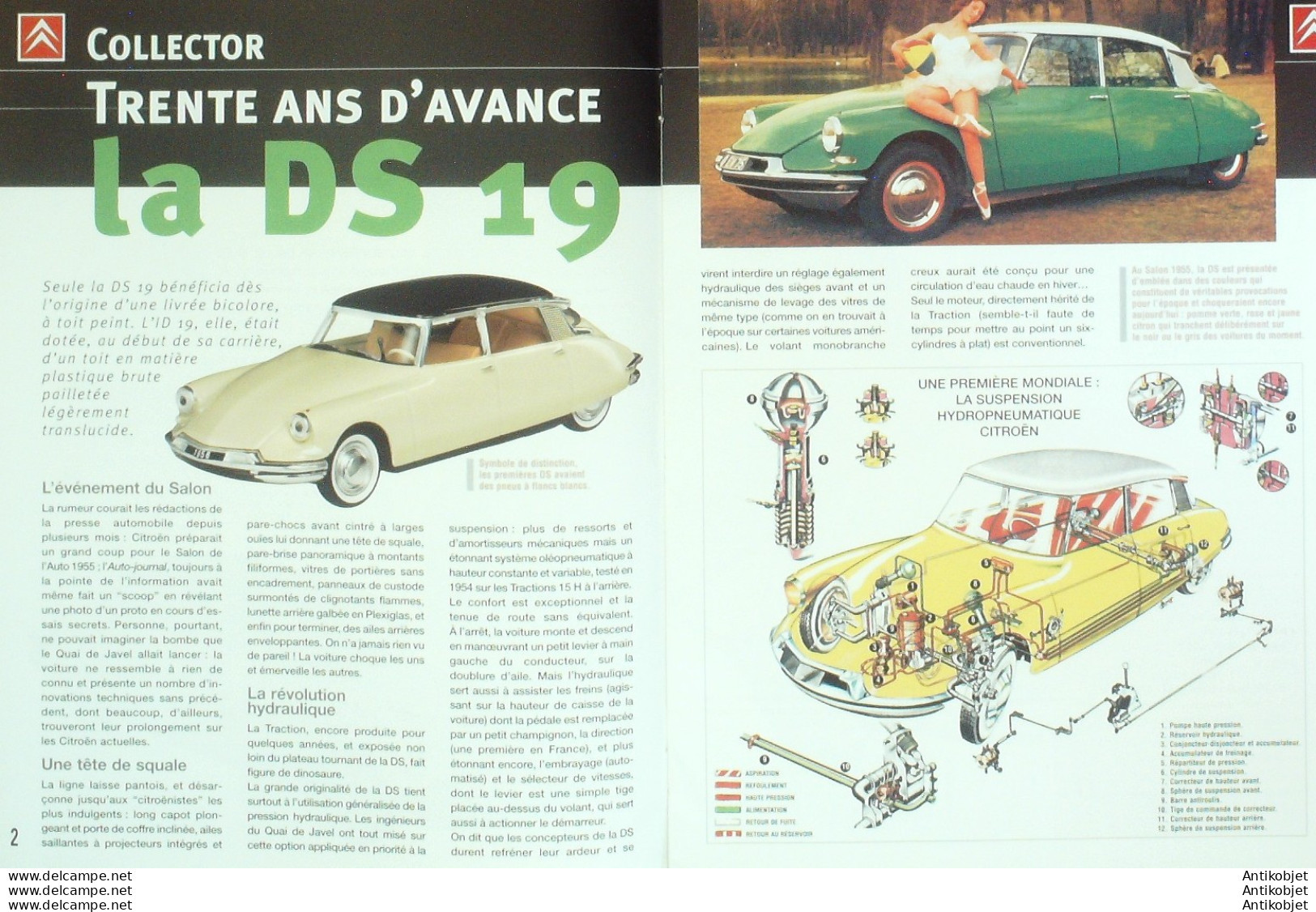 Citroen DS 19 1956 Xsara WRC édition Hachette - Historia