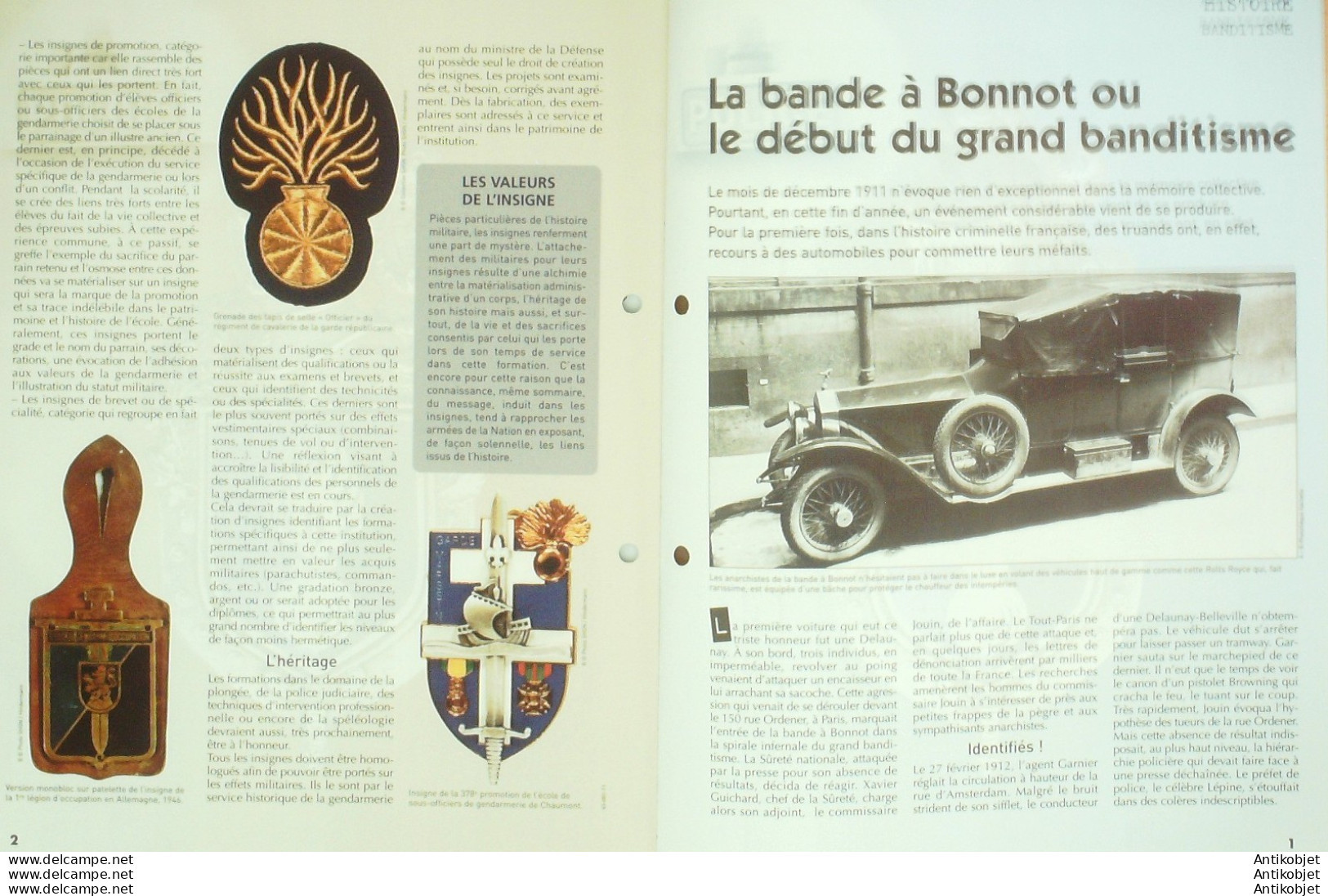 Citroen Type HY Police Gendarmerie Méhari édition Hachette - Historia