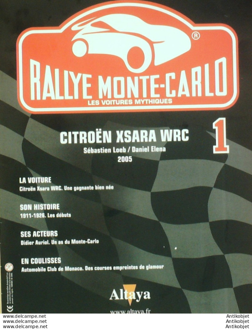 Citroen Xsara WRC Rallye Monte-Carlo édition Hachette - Histoire