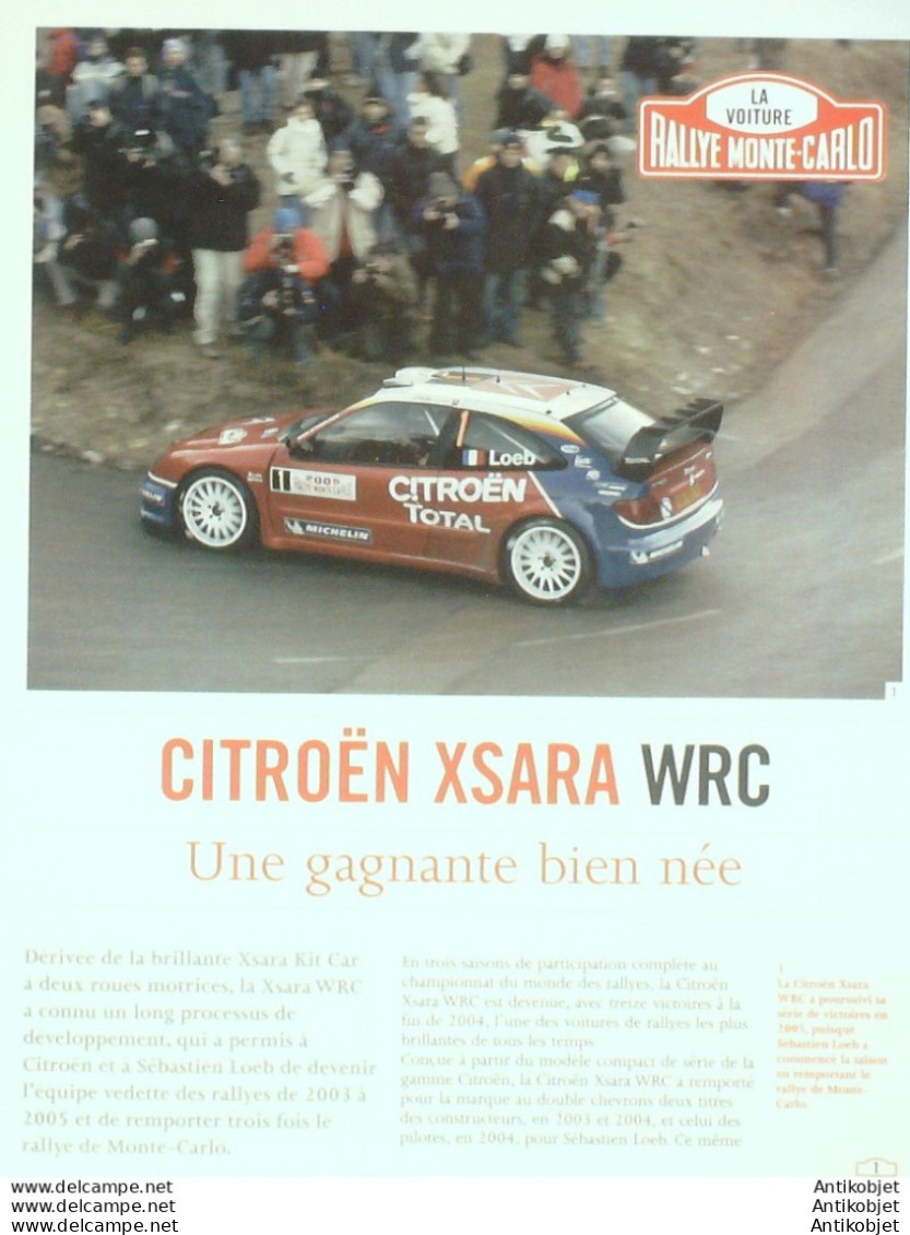 Citroen Xsara WRC Rallye Monte-Carlo édition Hachette - Historia