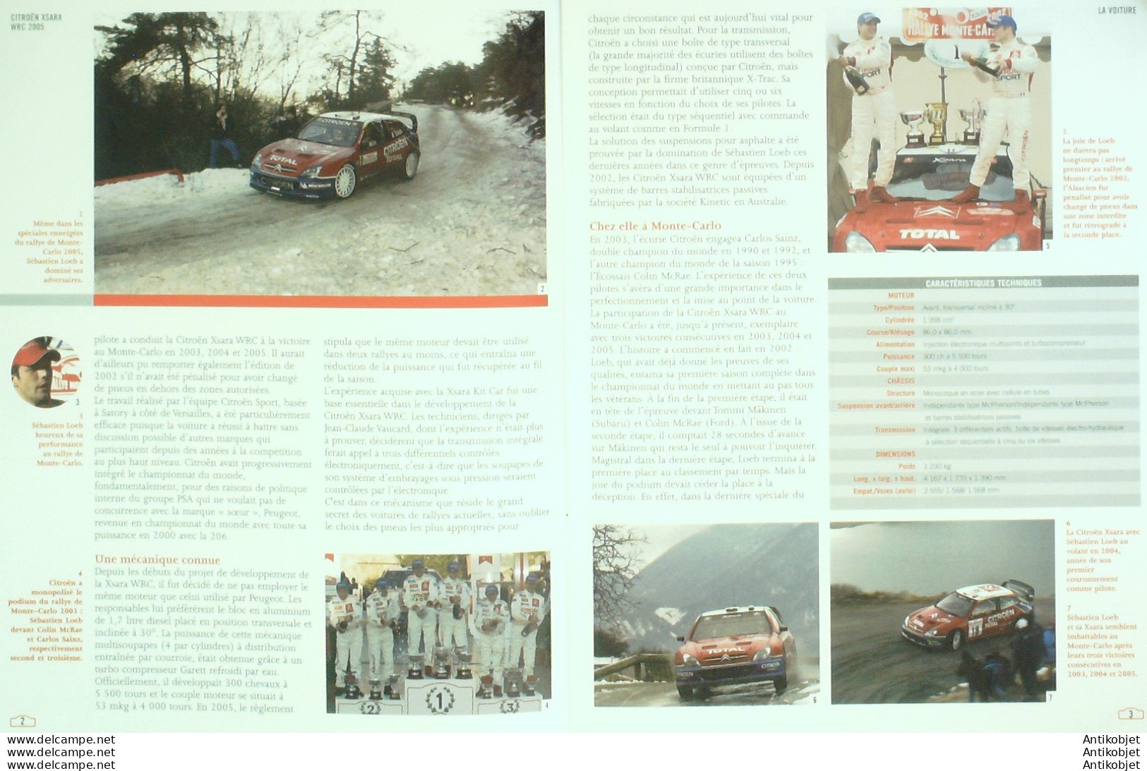 Citroen Xsara WRC Rallye Monte-Carlo édition Hachette - Geschichte