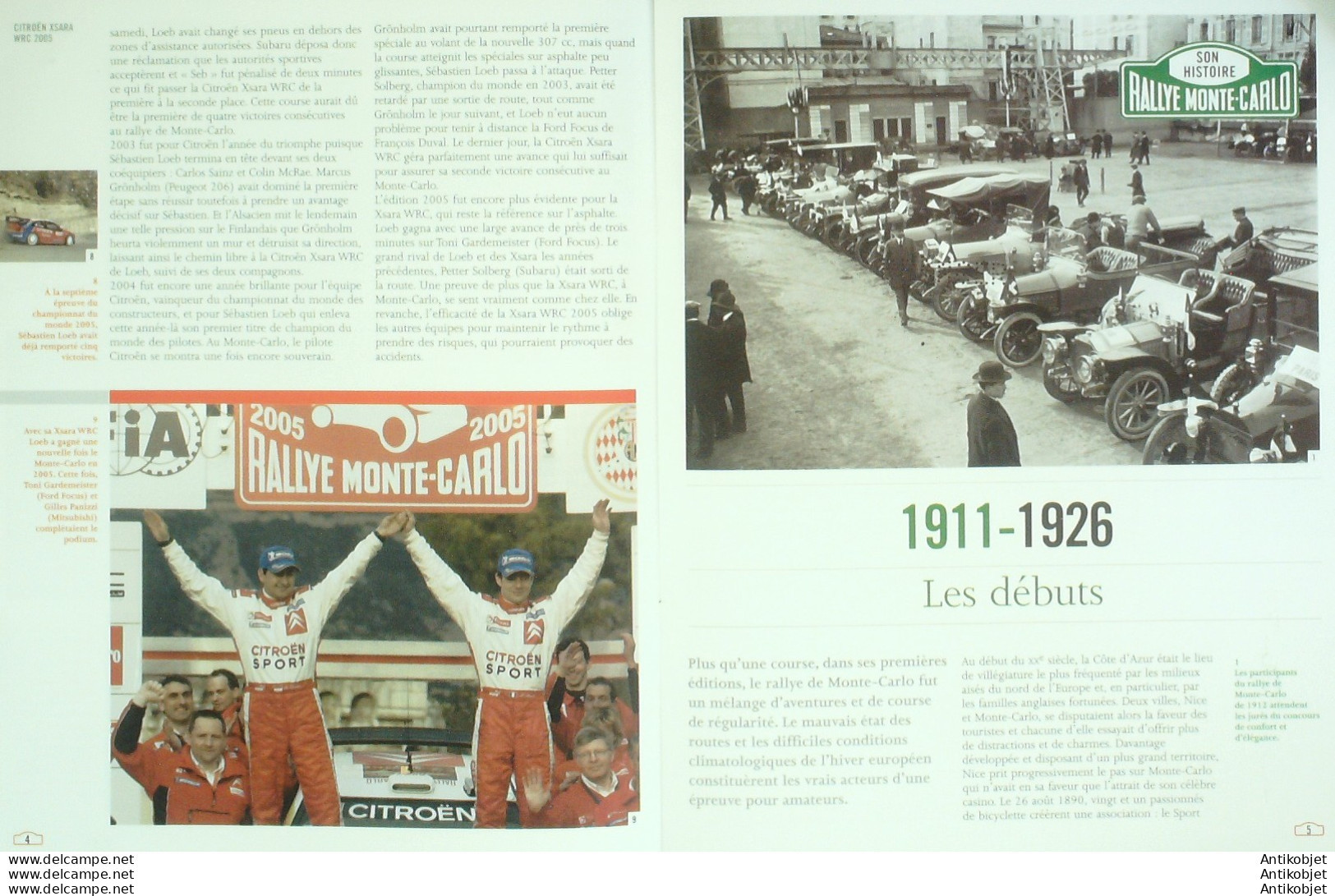 Citroen Xsara WRC Rallye Monte-Carlo édition Hachette - History