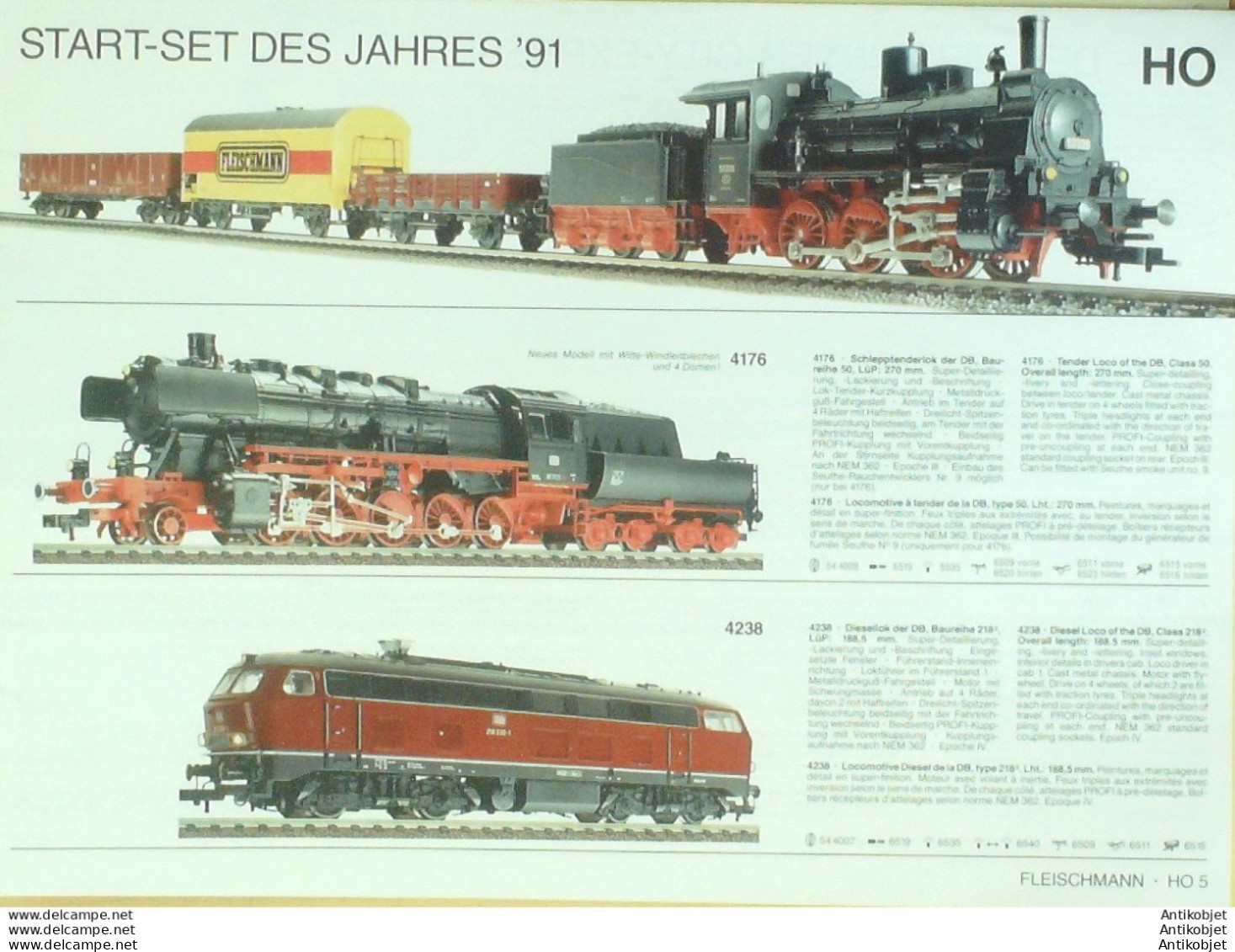 FALLER (Gare,voiture,wagon,train,batiment) Allemagne 1991 - 1950 - ...