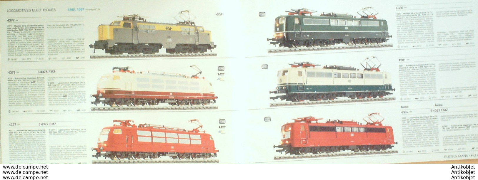 FLEISCHMANN (motrice,modélisme,wagon,gare) Allemagne 1990/91 - 1950 - ...