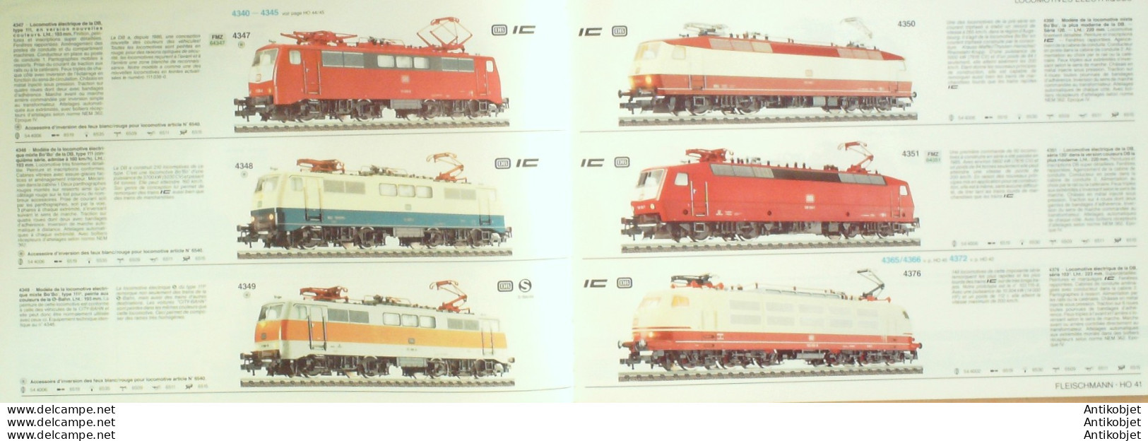 FLEISCHMANN (motrice,modélisme,wagon,gare) Allemagne 1988/89 - 1950 - ...