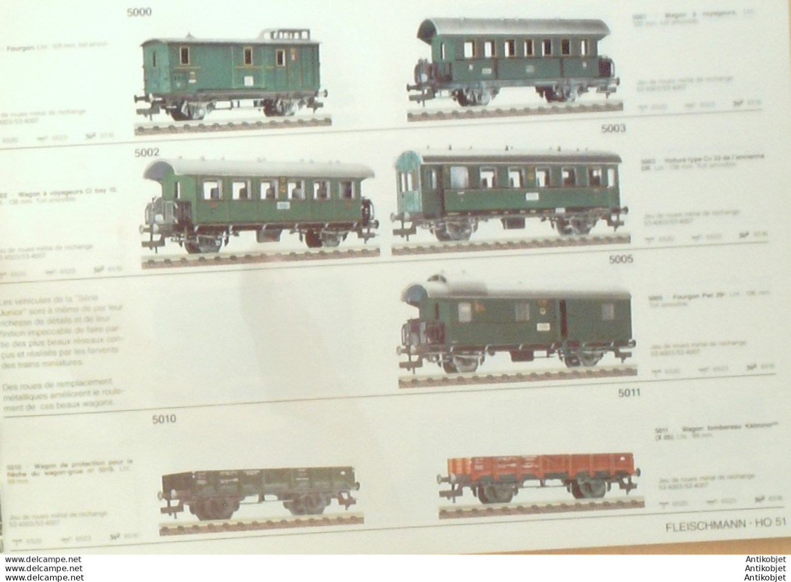 FLEISCHMANN (motrice,modélisme,wagon,gare) Allemagne 1988/89 - 1950 - ...