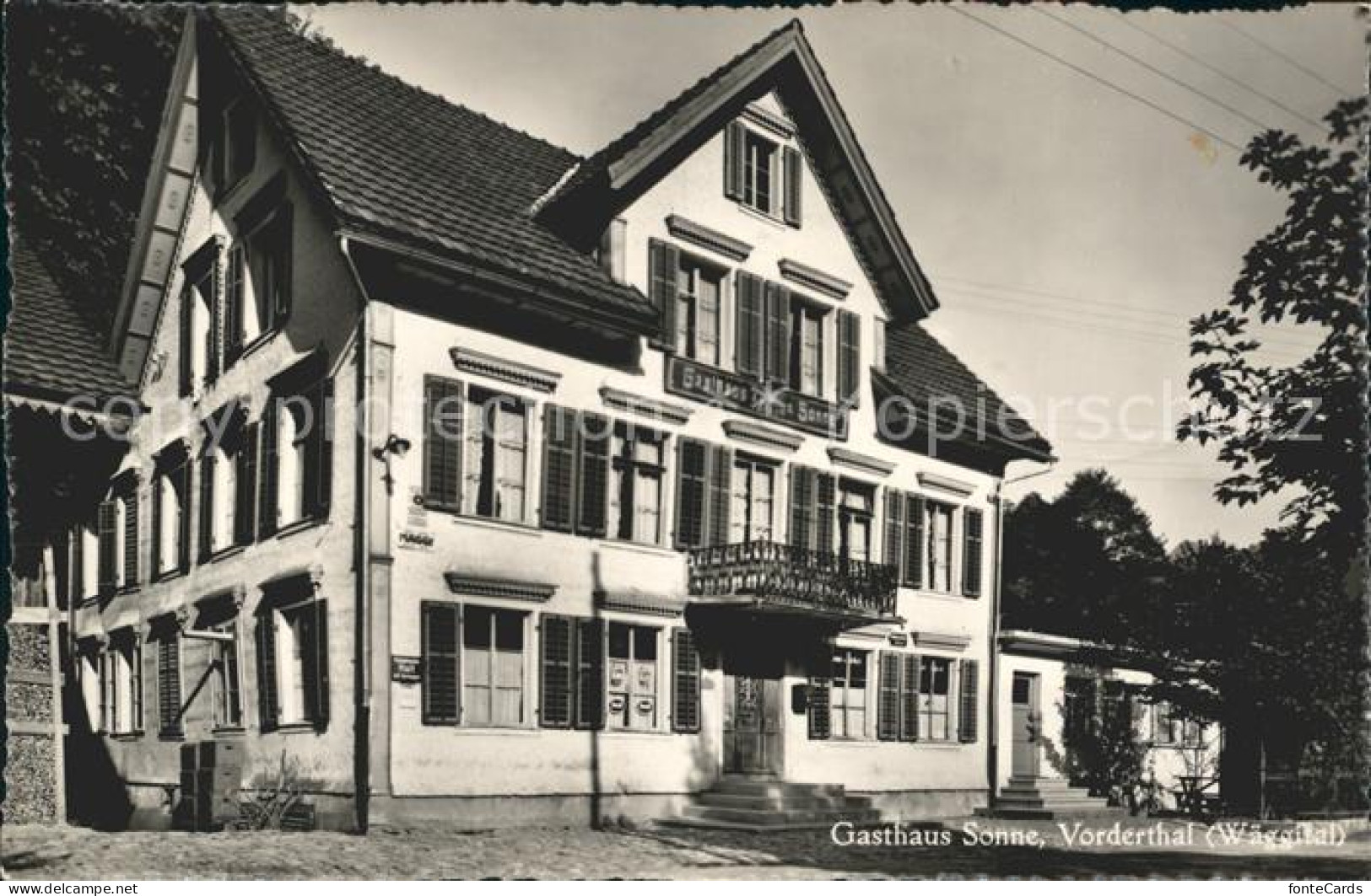 12039591 Vorderthal Gasthaus Sonne  Vorderthal - Sonstige & Ohne Zuordnung