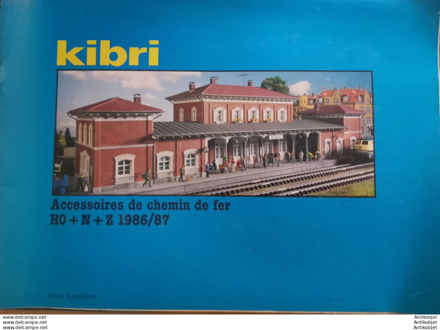 KIBRI (Gare,diorama,modélisme,train,véhicule) 1986-87 - 1950 - ...