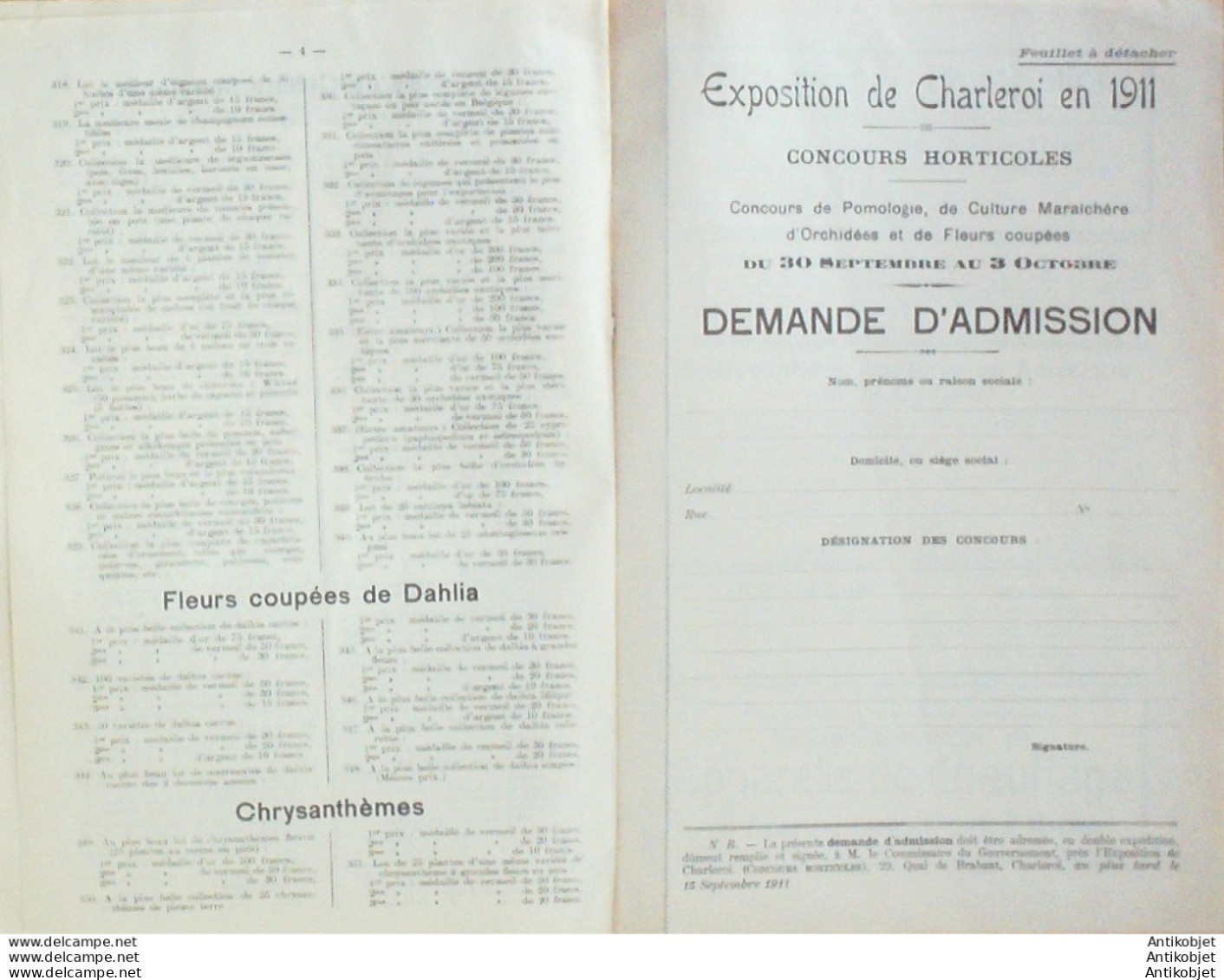 La Tribune Des Stés Horticoles Belgique 1911 - 1900 – 1949