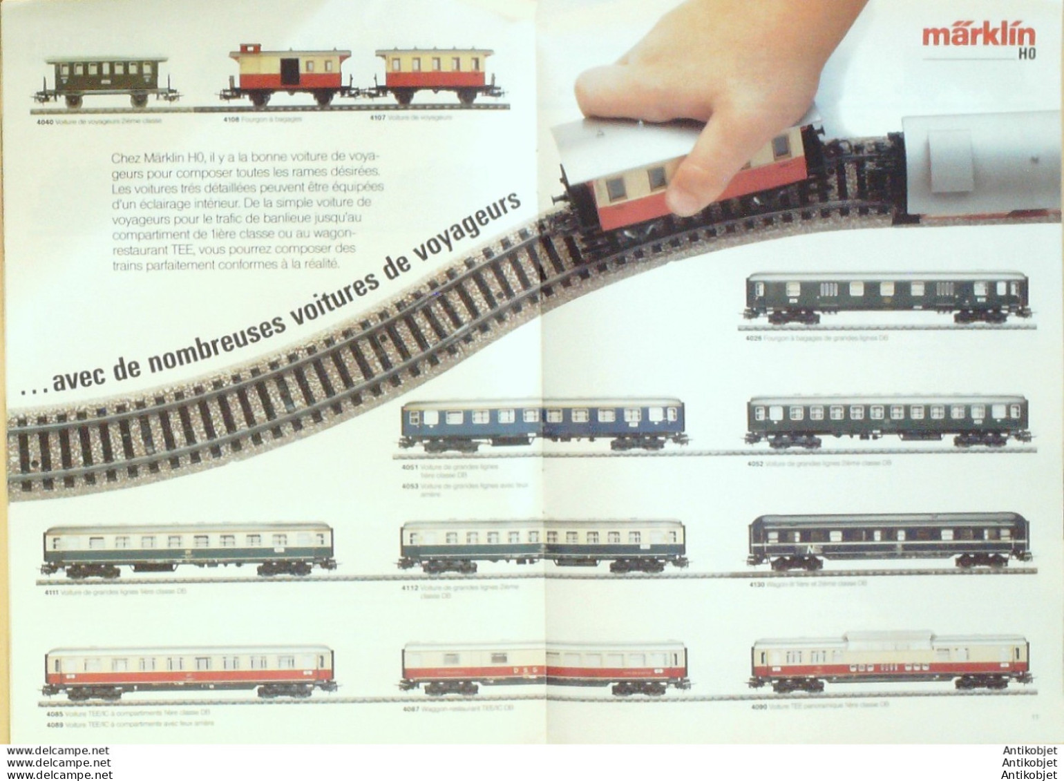 MARKLIN (Gare,voiture,wagon,locomotive) Allemagne 1990/91 - 1950 - ...