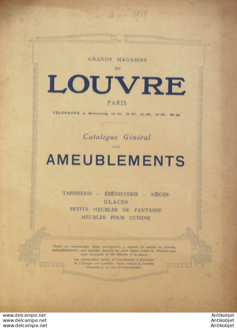 MAGASINS Du LOUVRE (Ameublements) 1918 - 1900 – 1949