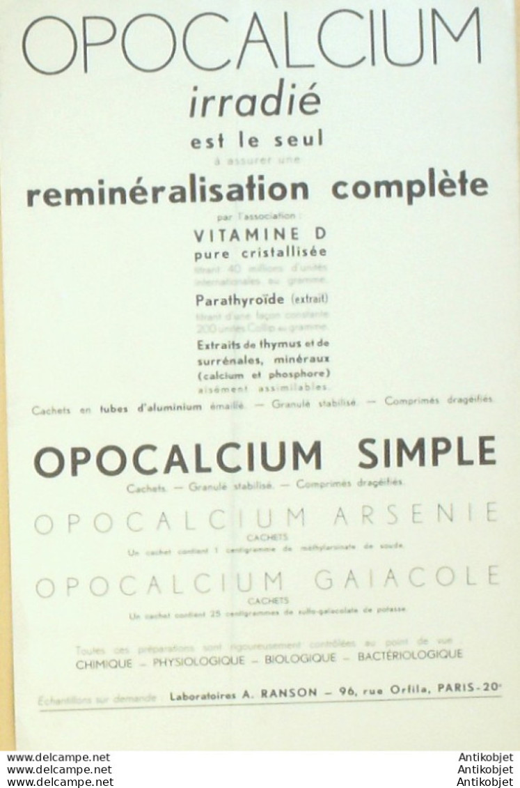 OPOCALCIUM (reminalisation Vitamine) 1957 - 1900 – 1949