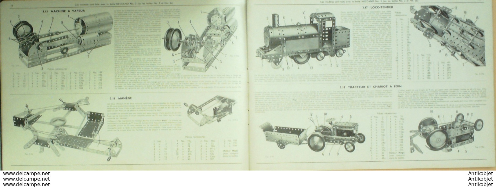 MECCANO (Construction maquettes matalliques) 1959