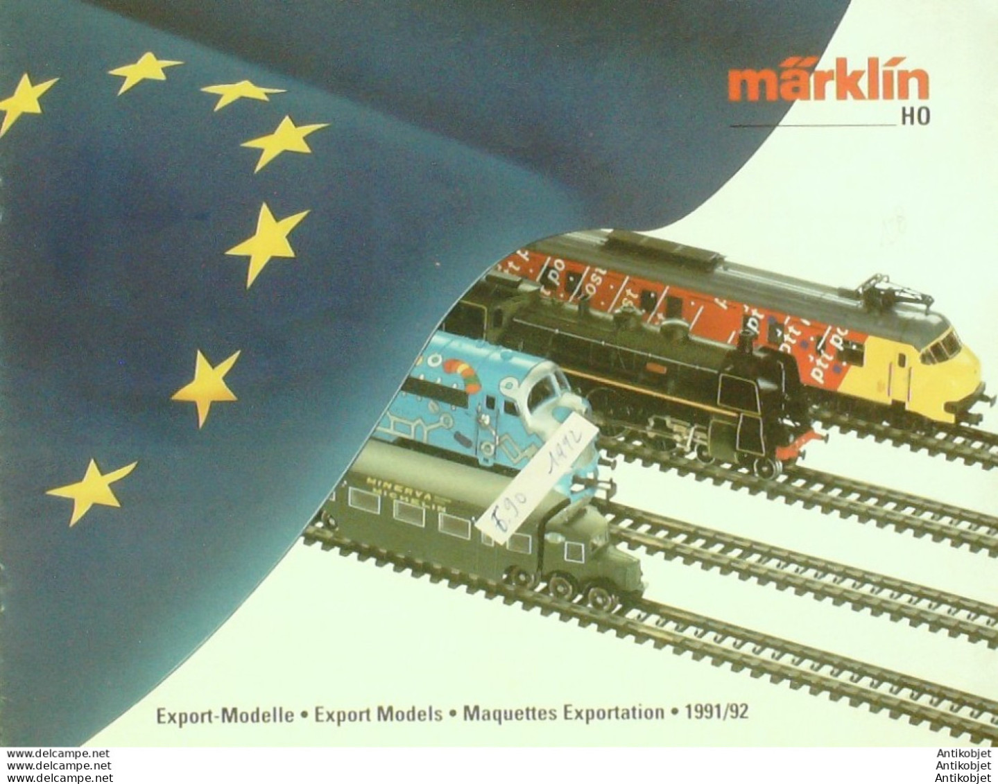 MARKLIN (Gare,voiture,wagon,locomotive) Allemagne 1991/92 - 1950 - ...