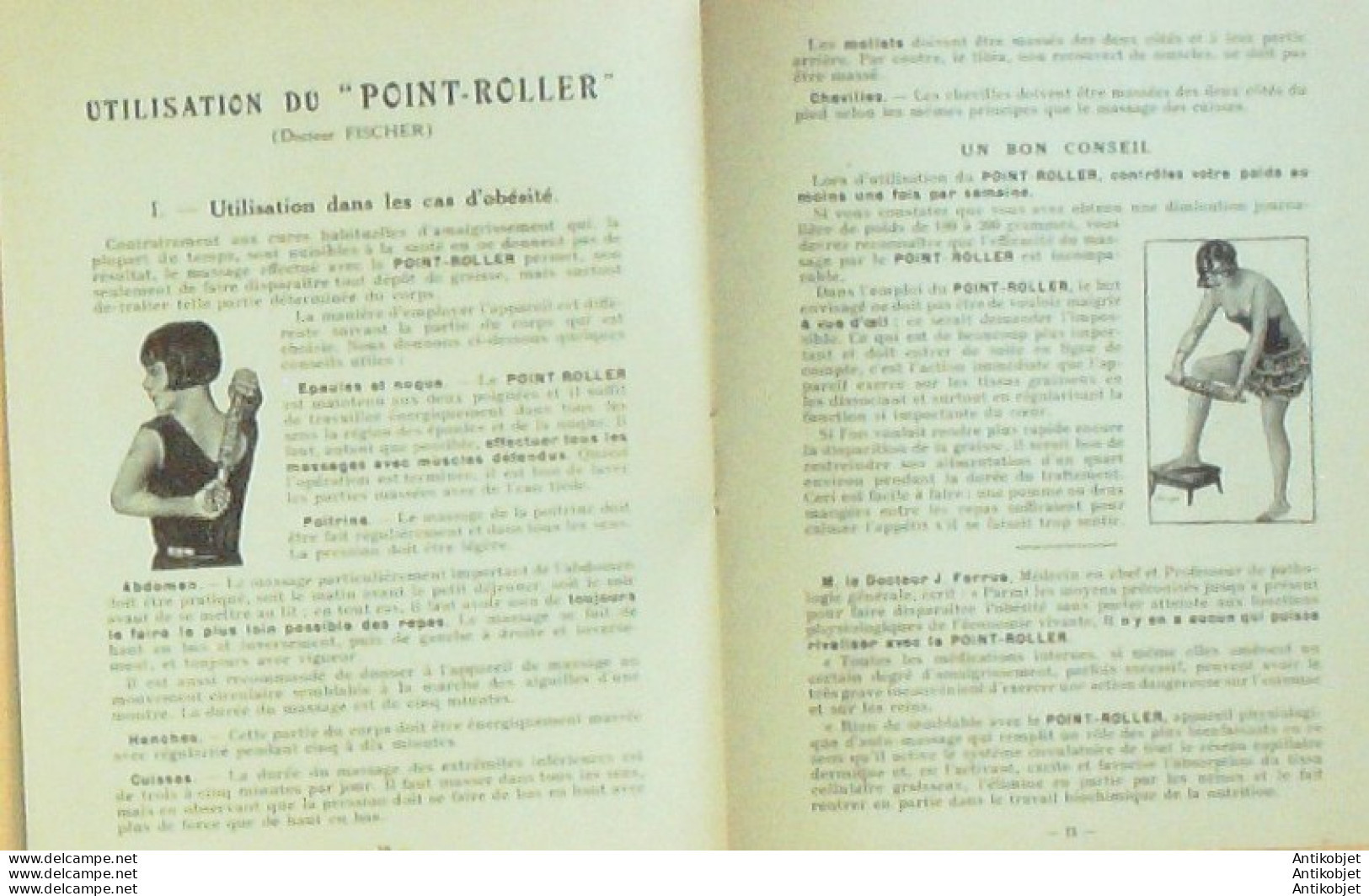 POINT ROLLER-(traitement De L'obésité Et Adiposes) 1957 - 1900 – 1949