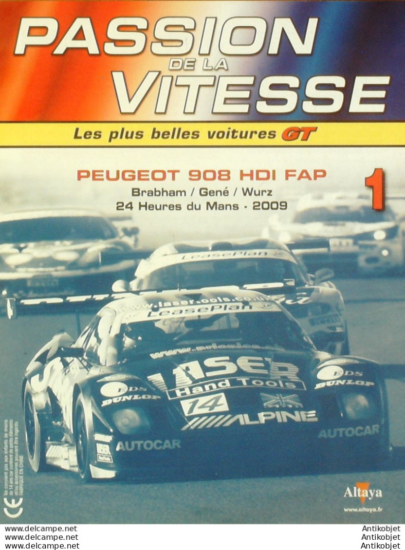 Peugeot 908 HDI FAP 24h Mans 2009 édition Hachette - Histoire