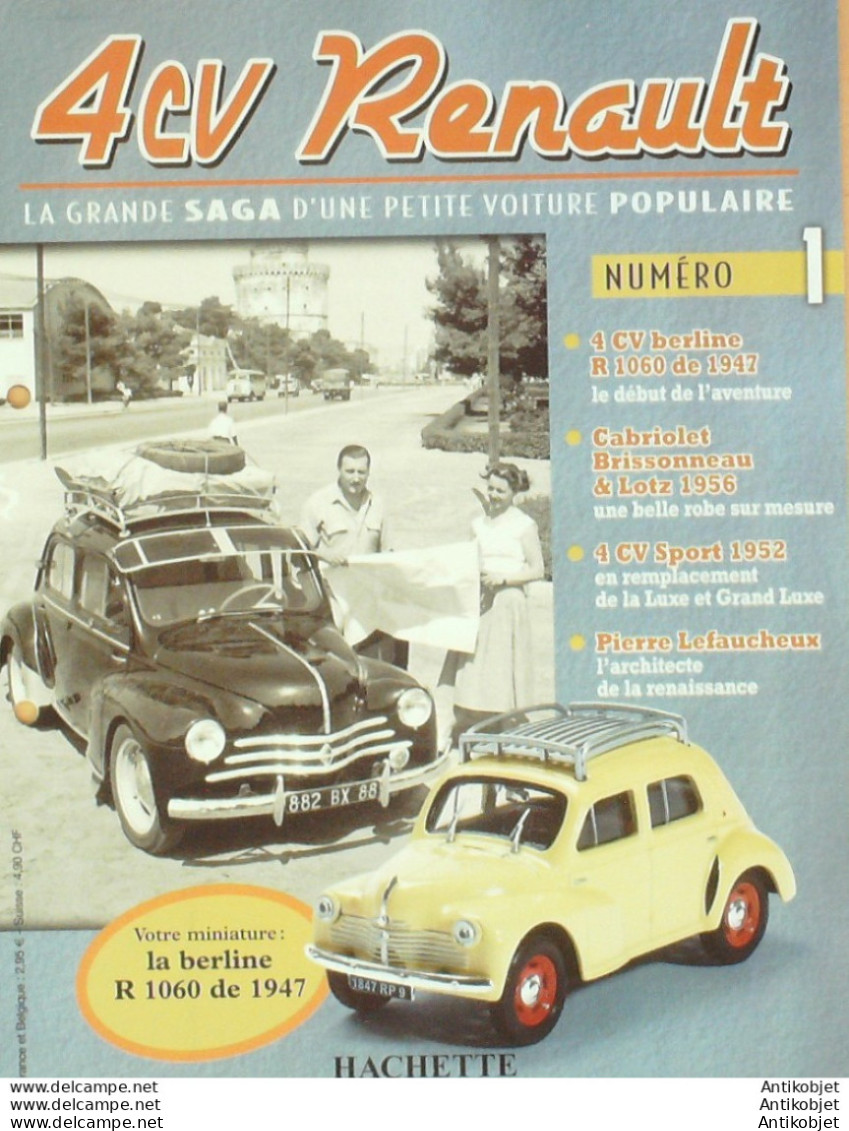 Renault 4cv Cabriolet Brissonneau Et Lotz édition Hachette - Histoire