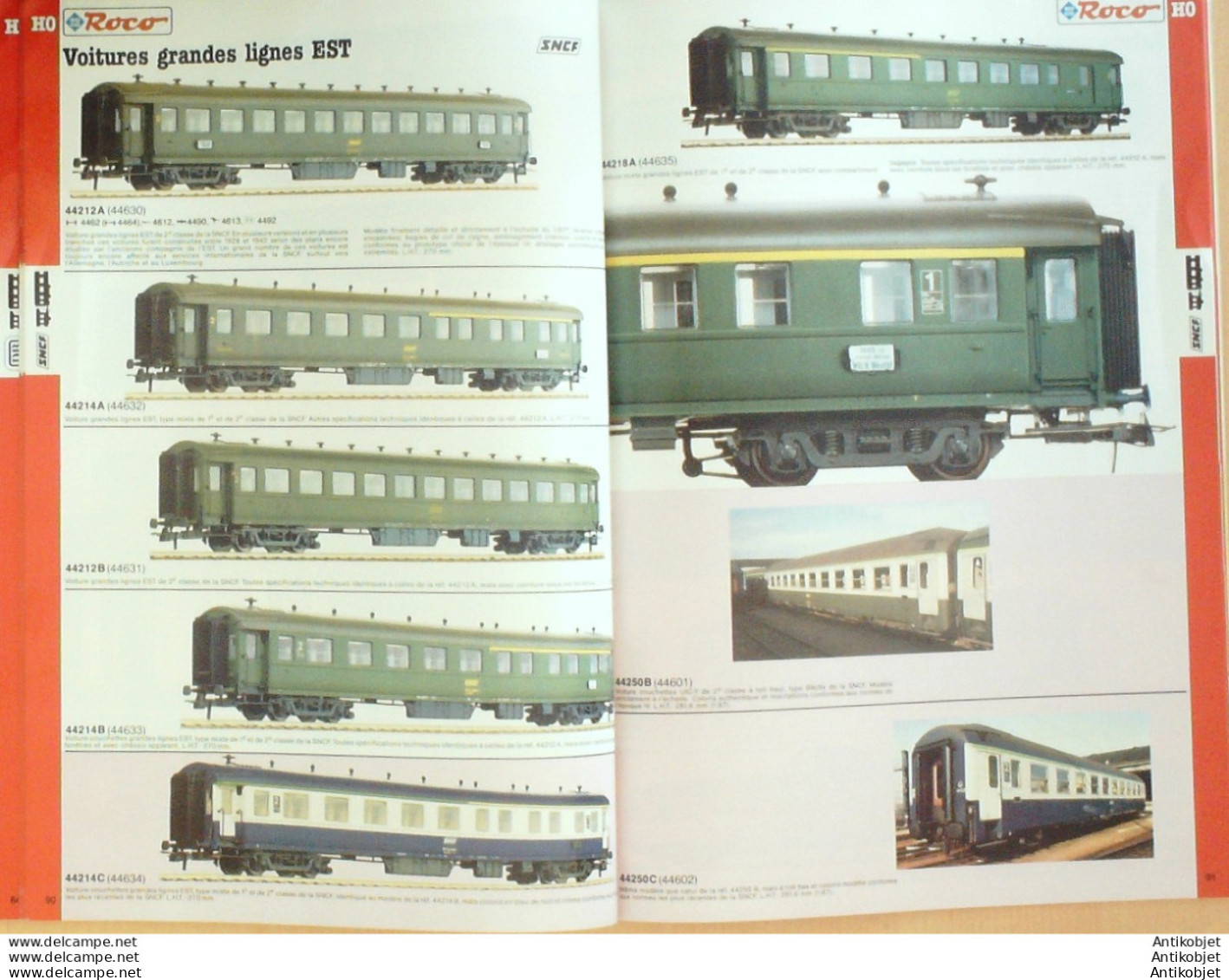 ROCO (Gare,décor,wagon,motrice,voiture) Autriche 1984/85 - Autriche